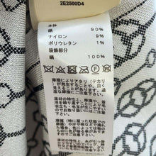 将图像加载到图库查看器中，HERMES Chaine d&#39;Ancre dress Size 34 Black/White Silk90% Nylon9% Polyurethane1%
