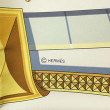 Load image into Gallery viewer, HERMES Carre: Horse in full dress GRAND APPARAT Size 90 Claim/Gold/Multicolor Silk100%
