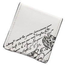 将图像加载到图库查看器中，Berluti Calligraphy Origin Coin purse White/Black Leather
