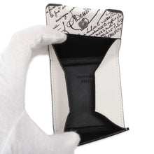 将图像加载到图库查看器中，Berluti Calligraphy Origin Coin purse White/Black Leather
