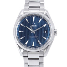 将图像加载到图库查看器中，OMEGA Seamaster Aqua Terra 150M W41.5mm Stainless Steel Blue Dial 231.10.42.21.03.003
