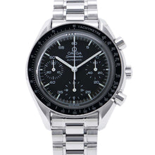 将图像加载到图库查看器中，OMEGA Speedmaster Automatic W39mm Stainless Steel Black Dial 3510.50.00
