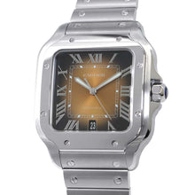 Load image into Gallery viewer, CARTIER Santos de Cartier LM W39.8mm Stainless Steel Brown DialWSSA0064
