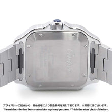 将图像加载到图库查看器中，CARTIER Santos de Cartier LM W39.8mm Stainless Steel Brown DialWSSA0064
