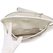 将图像加载到图库查看器中，GUCCI GG Supreme Ophidia belt bag White/Beige 674081 GG SupremeCanvas Leather
