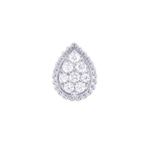 Load image into Gallery viewer, Boucheron Serpent Bohème 2 Motif Single Studded Earring JCO01534 18K White Gold
