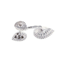 Load image into Gallery viewer, Boucheron Serpent Bohème 2 Motif Single Studded Earring JCO01534 18K White Gold
