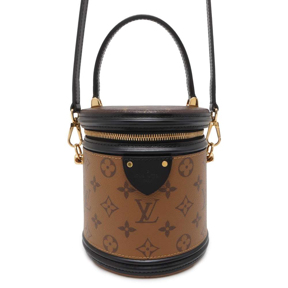 LOUIS VUITTON Cannes Noir M43986 Monogram Monogram Reverse Canvas