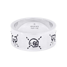 将图像加载到图库查看器中，GUCCI Ghost Silver Ring Silver Ring Size 20 SV925
