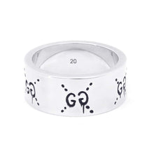 将图像加载到图库查看器中，GUCCI Ghost Silver Ring Silver Ring Size 20 SV925
