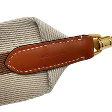 将图像加载到图库查看器中，CELINE Shoulder Strap Beige/Brown Canvas Leather
