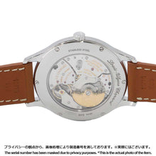 将图像加载到图库查看器中，Chopard L.U.C XPS W40mm Stainless Steel Leather forest green Dial 168629-3001
