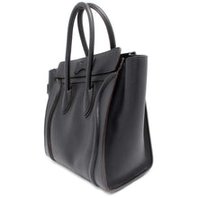 将图像加载到图库查看器中，CELINE Luggage shopper Black 167793 Leather Size micro
