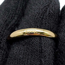 将图像加载到图库查看器中，Dior Petit CD Ring Size M Gold R2232WOMCY_D03S Metal Crystal
