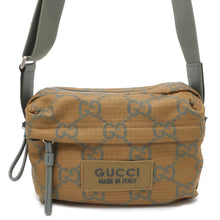 将图像加载到图库查看器中，GUCCI Japan Limited Edition GG Ripstop Small Cross Body Bag Khaki 767931 GGPolyester
