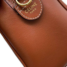 将图像加载到图库查看器中，CELINE Cuir Triomphe Small Boston Tan 113773DU3.04LU Leather
