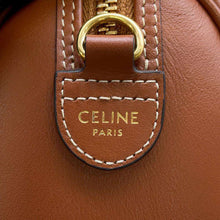 将图像加载到图库查看器中，CELINE Cuir Triomphe Small Boston Tan 113773DU3.04LU Leather
