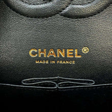 将图像加载到图库查看器中，CHANEL Chevron W-flap ChainShoulder Bag Black A01112 Lambskin Size 25
