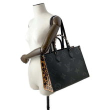 将图像加载到图库查看器中，LOUIS VUITTON Onthego Noir M58522 Monogram Empreinte Leather Wild at Heart Size MM
