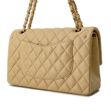 将图像加载到图库查看器中，CHANEL Matelasse W flap ChainShoulder Beige A01112 Lambskin Size 25
