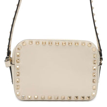 Load image into Gallery viewer, Valentino Garavani RockStudded Shoulder Bag Ivory Leather
