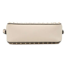 Load image into Gallery viewer, Valentino Garavani RockStudded Shoulder Bag Ivory Leather
