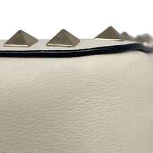 Load image into Gallery viewer, Valentino Garavani RockStudded Shoulder Bag Ivory Leather
