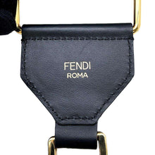 将图像加载到图库查看器中，FENDI Strap you Black/White 8AV134 Canvas
