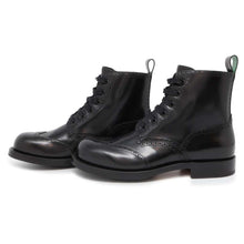 将图像加载到图库查看器中，Bottega Veneta Lace up boots Black 730260 Calf Leather Size 41
