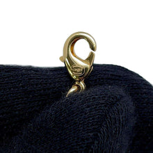 Load image into Gallery viewer, CHANEL CC Logo Heart Bracelet Gold/Blue ABC724 Metal Faux Pearl
