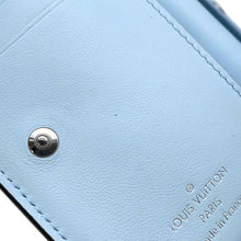 Load image into Gallery viewer, LOUIS VUITTON Portefeuille Clare Light Blue M82330 Monogram Mahina
