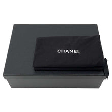 将图像加载到图库查看器中，CHANEL CC logo loafers Black G45988 Calf Leather Size 38C
