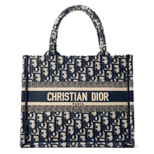 将图像加载到图库查看器中，Dior Book tote Navy M1265ZRIW_M828 Canvas Size Small
