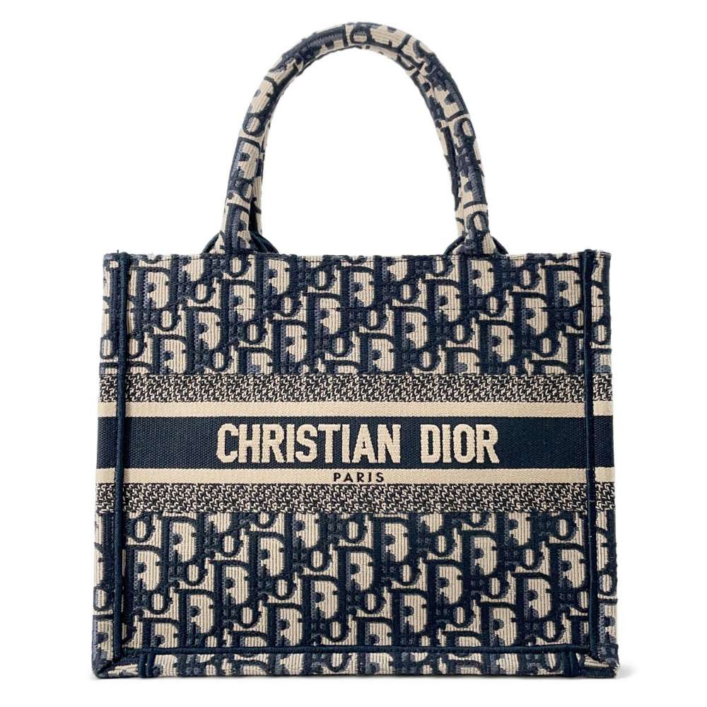 Dior Book tote Navy M1265ZRIW_M828 Canvas Size Small