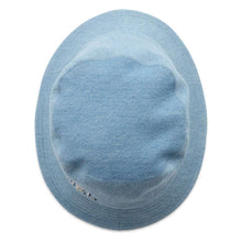 Load image into Gallery viewer, CHANEL Denim logo hat Size M Light BlueAA8088 Cotton100%
