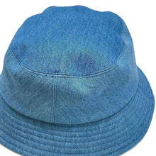 Load image into Gallery viewer, CHANEL Denim logo hat Size M Light BlueAA8088 Cotton100%
