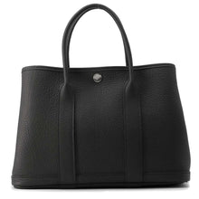 将图像加载到图库查看器中，HERMES Garden Party Black Negonda Leather Size TPM
