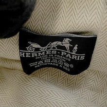 Load image into Gallery viewer, HERMES Brid a Black Navy/Green H103222M 01 Canvas Size PM
