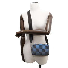 Load image into Gallery viewer, LOUIS VUITTON Alpha wearable wallet Noir/Blue N60414 Damier Graphite Giant
