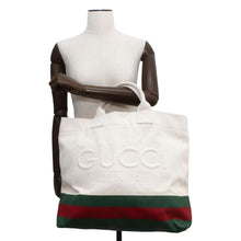 将图像加载到图库查看器中，GUCCI Tote Bag with embossed details Natural 782741 Canvas
