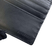 Load image into Gallery viewer, BURBERRY Folded wallet Black 8014062 Leather
