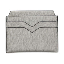 将图像加载到图库查看器中，Valextra Valextra Card Case Ash gray SGNL0077028 Leather
