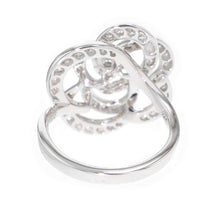 将图像加载到图库查看器中，CHANEL Camellia Collection Ring Size 52/#12J2671 18K White Gold
