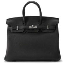 将图像加载到图库查看器中，HERMES Birkin Black Togo Leather Size 25
