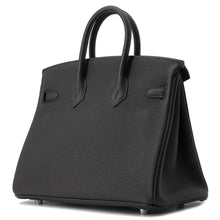 将图像加载到图库查看器中，HERMES Birkin Black Togo Leather Size 25
