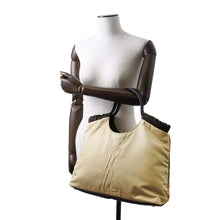 Load image into Gallery viewer, Yves Saint Laurent Tote Bag Beige/Brown 293007 Nylon Leather
