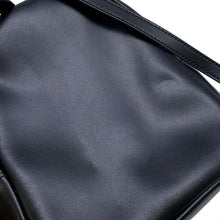 Load image into Gallery viewer, FENDI Ribbon Pearl Backpack Black 8BZ038 Leather Faux Pearl
