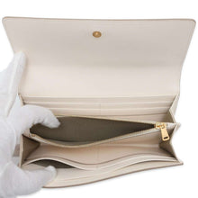 Load image into Gallery viewer, BALLY Long flap wallet Ivory Leather
