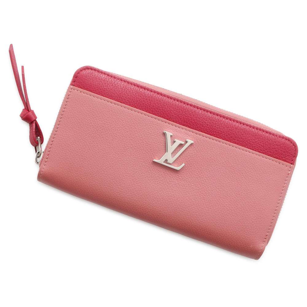 LOUIS VUITTON Zippy Rock Me Rose Pudoir/Lie De Vin M62949 Calf Leather