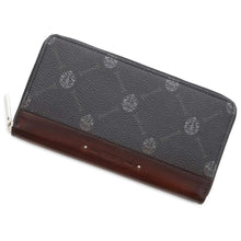 将图像加载到图库查看器中，Berluti Itauba Zip Around Chozai Cloth Black/Brown PVC Coated Canvas/Leather
